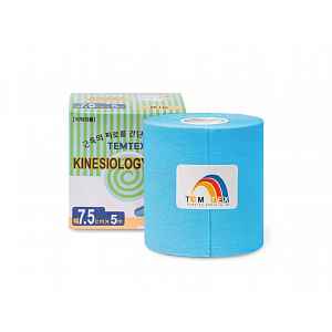 TEMTEX Kinesio tape Classic, modrá tejpovací páska 7,5cm x 5m