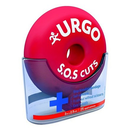 URGO SOS CUTS Samolepící obinadlo 3m x 2,5cm
