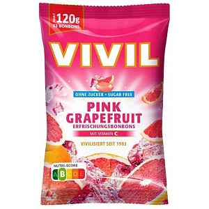 Vivil  Růžový grep+vitamin C bez cukru 120g