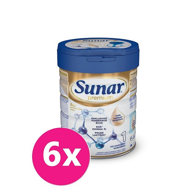6x SUNAR Premium 1, 700 g