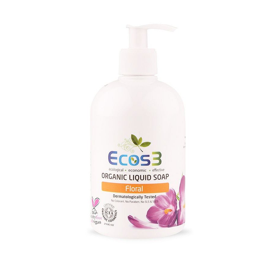 ECOS 3 Organické tekuté mýdlo Floral 500 ml