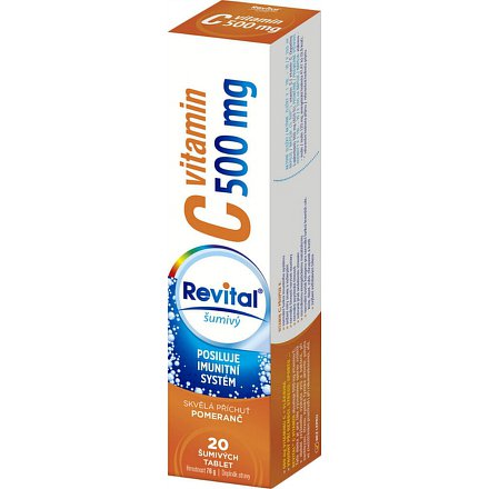 Revital C vitamin 500mg Pomeranč eff.tbl.20