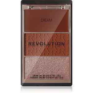 Revolution The Bronzer Icon paleta bronzerů s rozjasňovačem odstín 1 ks