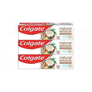 COLGATE Natural Extracts Zubní pasta Coconut+Ginger 3x 75 ml