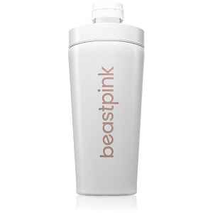 BeastPink Steel sportovní šejkr barva White 1 ks