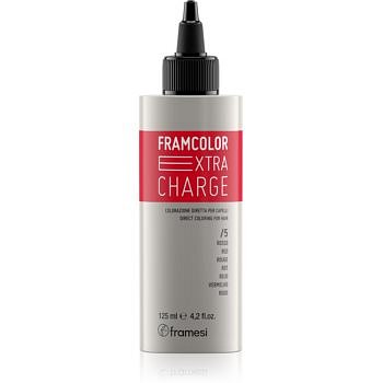 Framesi Framcolor Extra Charge vymývající se barva na vlasy 05 Red 125 ml