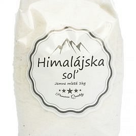 Pravá Himalájská sůl bílá jemně mletá 1kg