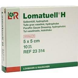 Tyl mastný Lomatuell H 5x5cm sterilní 10ks
