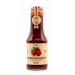 Nature Notea Babiččin sirup ovocný Malina 500 ml