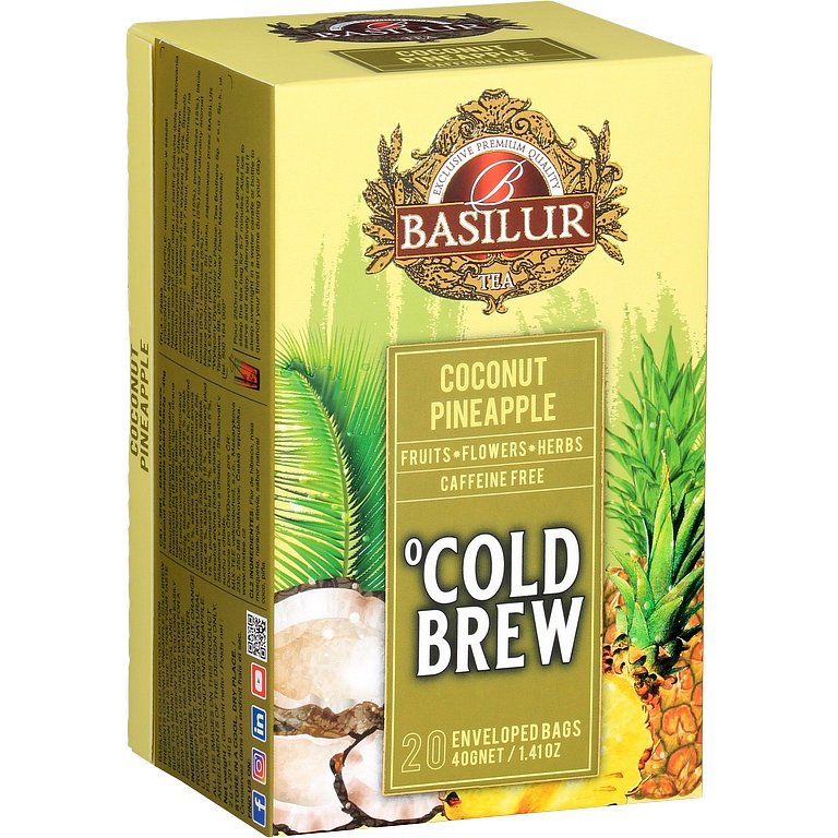 BASILUR Cold Brew Coconut Pineapple 20x2g