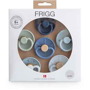 FRIGG Round Latex Endless Sea dudlík Size 2 6 ks