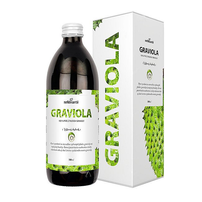 Graviola - 100% pasterované pyré z plodů gravioly 500 ml