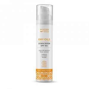 WoodenSpoon Dry Oils Opalovací krém na obličej SPF35 100 ml
