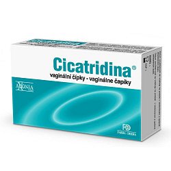 Cicatridina poševní čípky 10x2g