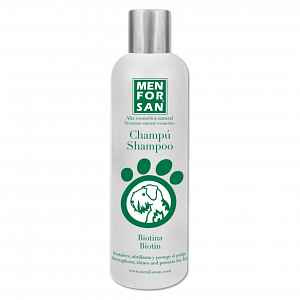 MenForSan Vyživující přírodní šampon pro psy s biotinem 300ml