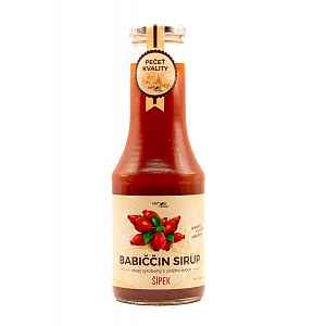 Nature Notea Babiččin sirup ovocný Šípek a konopí 500 ml