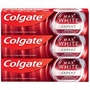COLGATE Zubní pasta Max White Expert Original 3x 75 ml