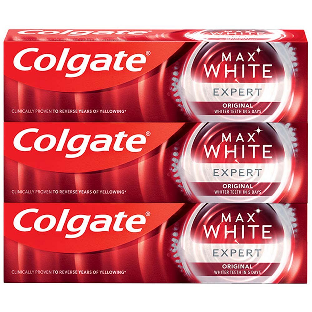 COLGATE Zubní pasta Max White Expert Original 3x 75 ml