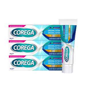 Corega Original extra silný fixační krém 3x40 g
