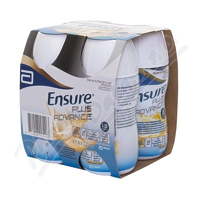 ENSURE PLUS ADVANCE BANÁNOVÁ PŘÍCHUŤ perorální SOL 4X220ML