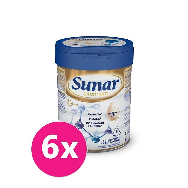 6x SUNAR Premium 4, 700 g