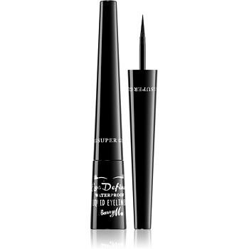 Barry M Eye Define tekuté oční linky odstín Super Gloss Black