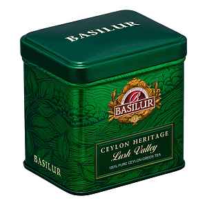 BASILUR Ceylon heritage lush valley zelený čaj 50 g