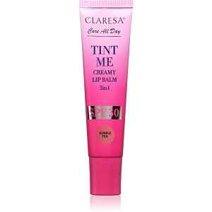 Claresa Tint Me Creamy Lip Balm balzám na rty s hydratačním účinkem odstín Bubbletea 12 ml