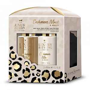 Grace Cole Dárková sada péče o tělo Kašmír, Mošus & Ambra 3 ks