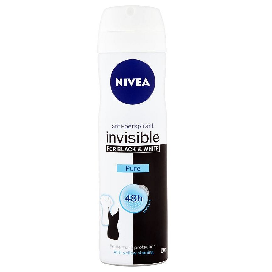 Nivea Invisible for Black & White Pure deospray 150 ml