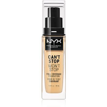 NYX Professional Makeup Can't Stop Won't Stop vysoce krycí make-up odstín 08 True Beige 30 ml