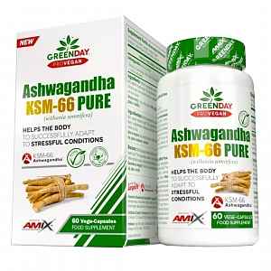 Amix Nutrition ProVegan Ashwagandha KSM-66 Pure - 60 kapslí