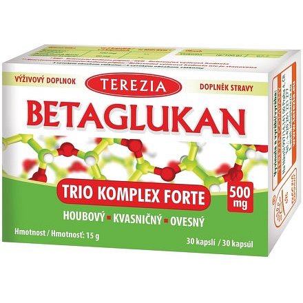 Betaglukan Trio Komplex Forte 500 mg 30 kapslí