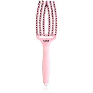Olivia Garden Fingerbrush ThinkPink Boar & Nylon Jaipur Rose kartáč na vlasy 1 ks