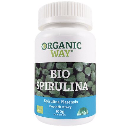 Organic WAY Spirulina Bio 100g tbl.400