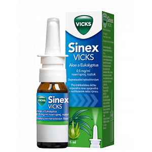 Sinex Vicks aloe a eukalyptus nosní sprej 15ml