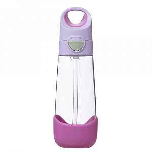 B.BOX Lahev na pití s brčkem 600 ml - sugar plum