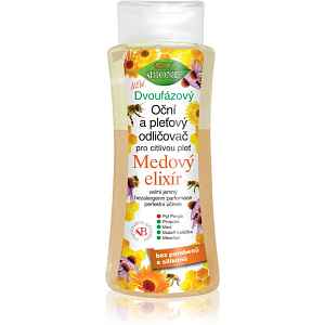 Bione Cosmetics Medový Elixír dvoufázový odličovač na obličej a oči 255 ml