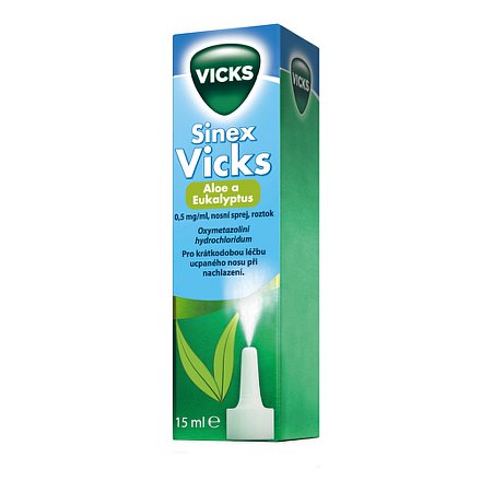 Sinex Vicks aloe a eukalyptus nosní sprej 15ml