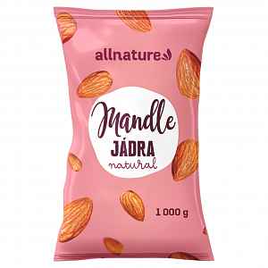 Allnature Mandle jádra natural 1000 g