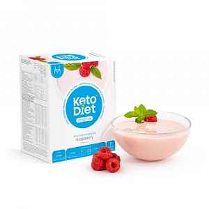 KETODIET Proteinová kaše s malinovou příchutí 7 porcí