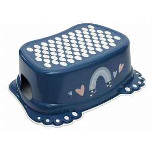 Stolička, schůdek s protiskluzovou funkcí Eco Duha, granát