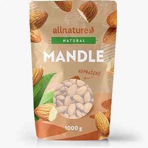 Allnature Mandle jádra natural 1000 g