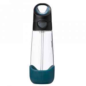 B.BOX Lahev na pití s brčkem 600 ml - night vision