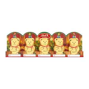 Lindt Figurky z mléčné čokolády Teddy 5x 10 g  50 g