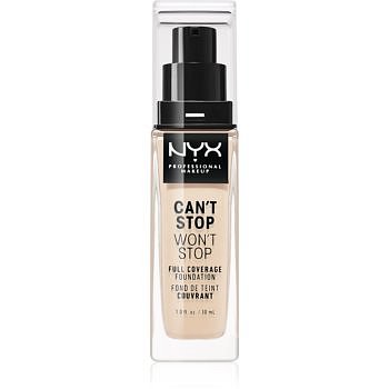 NYX Professional Makeup Can't Stop Won't Stop vysoce krycí make-up odstín 1.3 Light Porcelain 30 ml