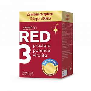 Cemio RED3 90+10 kapslí NAVÍC