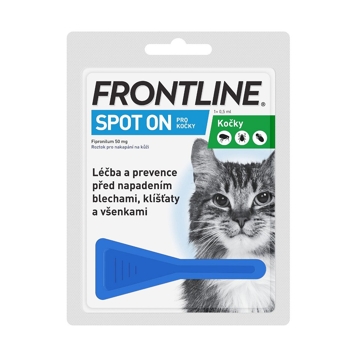 Frontline Spot On pro kočky pipeta 1x0,5 ml