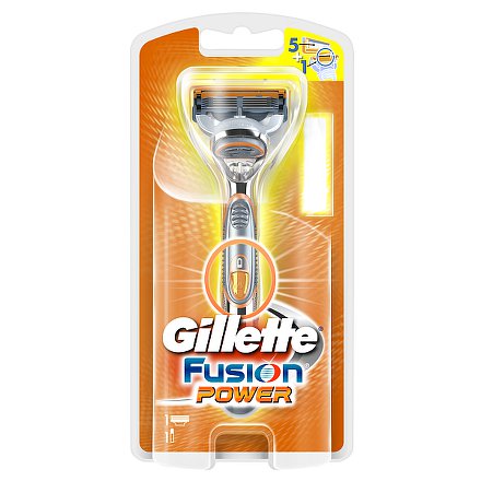 Gillette FUSION POWER holicí strojek s 1 baterií