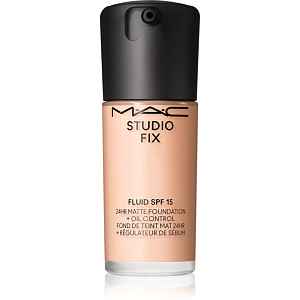 MAC Cosmetics Studio Fix Fluid SPF 15 24HR Matte Foundation + Oil Control matující make-up SPF 15 odstín N18 30 ml